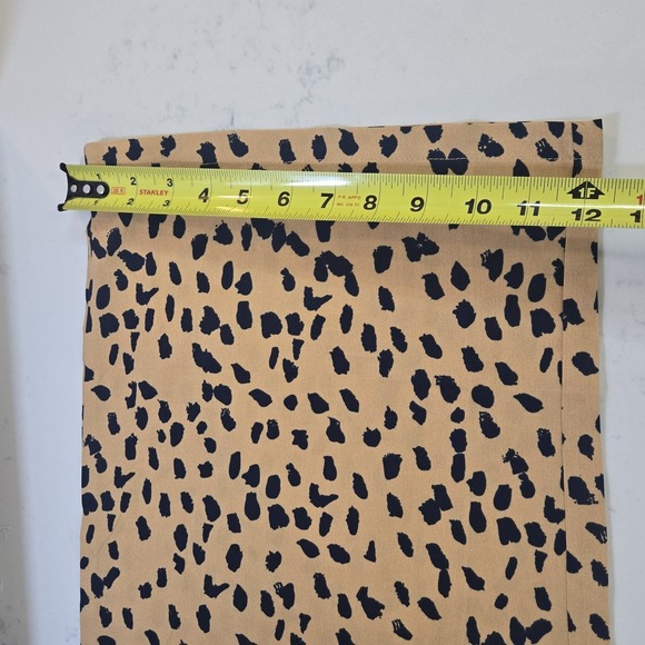 Hey Moments Womens Leopard Print Pants Large Tan Black Wide Leg Elastic Waist... - Picture 8 of 14